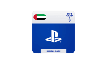 PlayStation Network (PSN) UAE gift card with digital code.